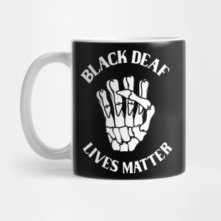 Black Deaf Lives Matter Mug